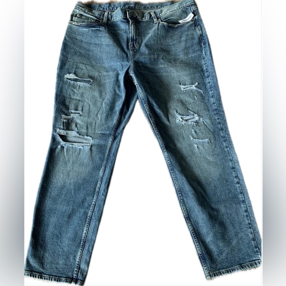 Men's Old Navy Distressed Blue Jeans - NWT- 40 x 32